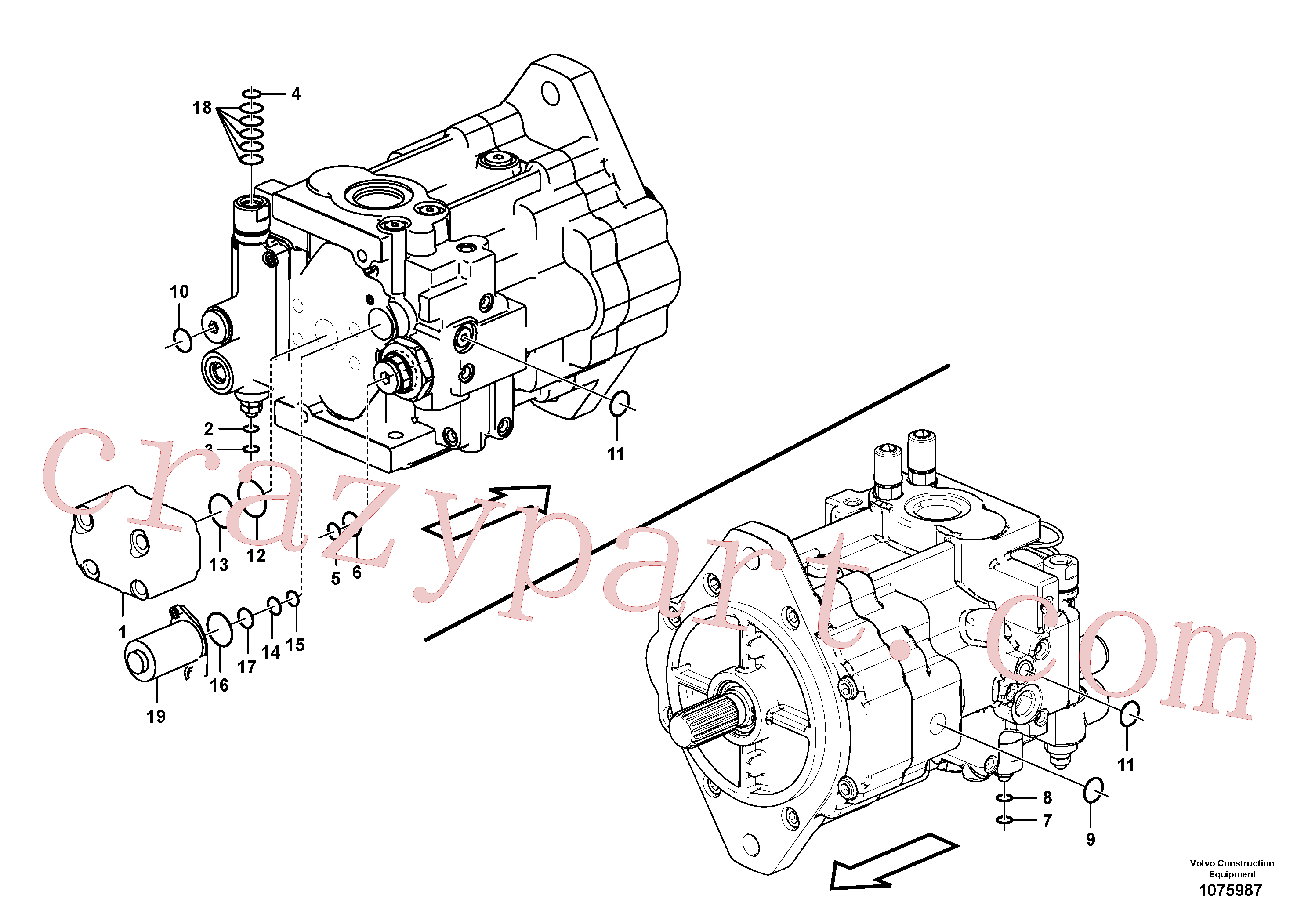 VOE14709571 Valve for Volvo Excavator Parts